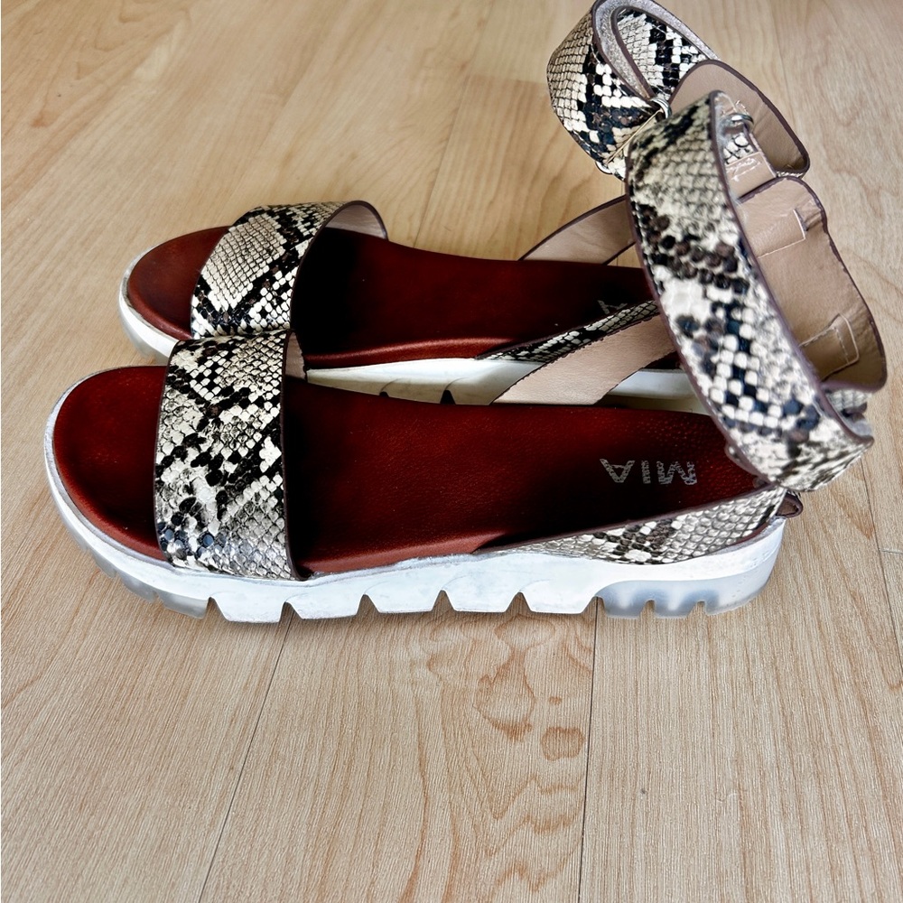 MIA Women's Snakeskin Sandals